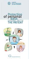 Protection of personal data: SIDING WITH THE PATIENT